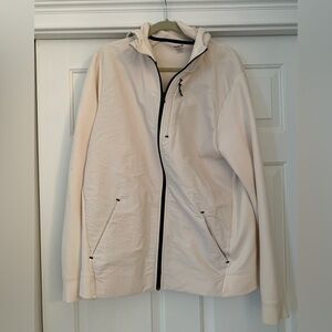 Old Navy Active men's hooded windbreaker ivory size XL Tall